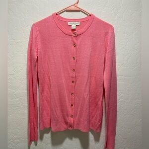 MELROSE CHIC Pink Button-Up Cardigan like new